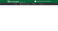 Desktop Screenshot of middletonranch.com