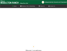 Tablet Screenshot of middletonranch.com